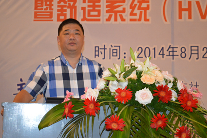 上海兰舍空气技术有限公司市场总监、中国新风行业联盟常务副秘书长朱伟